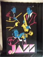 Large Fabric Jazz Poster