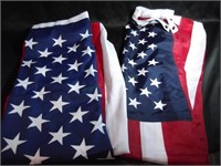 2 American Flags