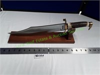Bowie Knife with Stand