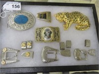 SELECTION OF BELT BUCKLES (DISPLAY NOT FOR SALE)