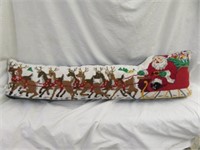 VINTAGE CHRISTMAS NEEDLEPOINT DOOR STOPPER