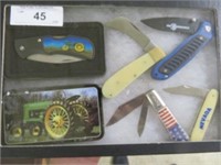 LOT OF ASSORTED COLLECTORS POCKET KNIVES (DISPLAY