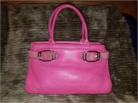 Cole Haan Pink Leather Satchel Bag