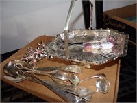 REED & BARTON BASKET & ASSORTED SILVER-PLATE ITEMS