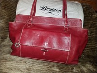 Brighton Huge Red Satchel Bag