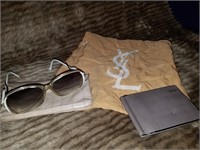Yves Saint Laurent Sunglasses, Wallet & Scarf