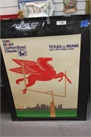 PAIR OF MOBILE OIL COTTON BOWL CLASSIC POSTERS