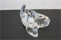 SIGNED CRYSTAL CAT