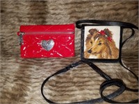 Rare Brighton Collie Wallet, Wristlet and Belt