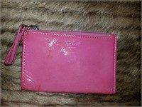 Coach Patent Leather Mini Skinny Wallet