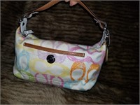 Coach Scribble Top Handle Pouch