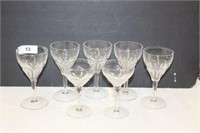 SET OF CRYSTAL STEMWARE