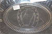 GOOD LUCK HORSESHOE PLATTER