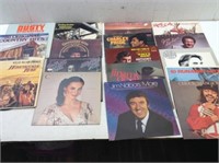 (17) Mixed Mostly Classic Country LP's
