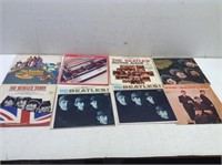 (8) Beatles LP's