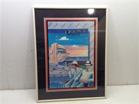 Framed Matted Print of the Oriental Theater