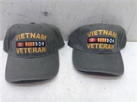 (2) Vietnam Veteran Baseball Type Caps