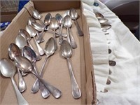 LARGE SELECTION OF ODD FELLOWS FLATWARE