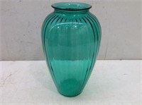 Art Glass Vase  13" T x 7"  Inside is Ripple Glass