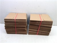 (2) Bundles of (50) Flat New Boxes  (99 Total)