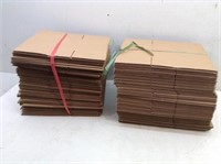 (2) Bundles of (50) Flat New Boxes  (102 Total)