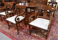 Set of 6 Suters Vase Back Arm Chairs