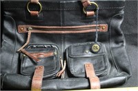 The Sak Two tone Leather Purse Handbag