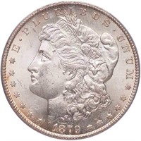 $1 1879-CC CAPPED DIE. PCGS MS63+ CAC
