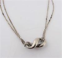 Tiffany & Co. Double Strand Infinity Necklace
