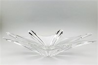 Baccarrat Free Form Art Glass Bowl