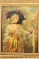 Antique O/C Victorian Woman