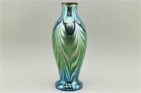 1977 Orient & Flume Art Glass Vase