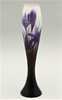 Emile Galle Vase. Purple