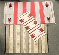 Group of 3 Native American Rugs