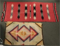 2 Native American Blankets. Eye Dazzler