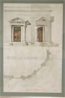 Architectural Drawing of a Door. Dottie Brown