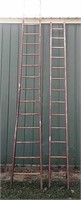 18 ft Sears Wooden extension ladder