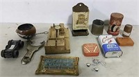 Lot of misc tins and other items