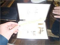 WATERMAN PEN, CUFF LINKS AND MONEY CLIP SET