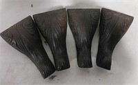 Cast iron stove legs