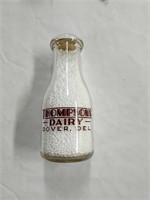 Thompson's Dairy Dover Delaware Pint Milk Bottle