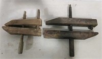 Two clamps