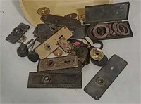 Antique door parts
