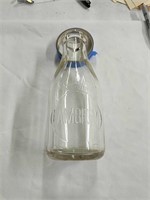 Lambert Milk Bottle Quart Embossed