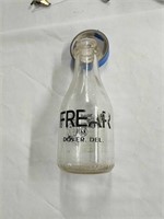 Frear Dover Delaware Milk Bottle Quart