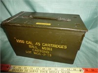 US Military Large Steel Ammo Can