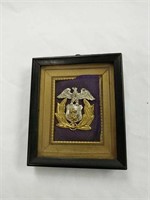 Framed U.s. Navy Metal Emblem