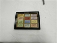 Framed Lot Of Delaware Strawberry Tickets As Shown
