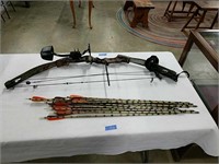 Bear Compound Bow With Arrows