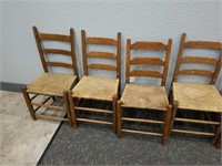 6 antique chairs